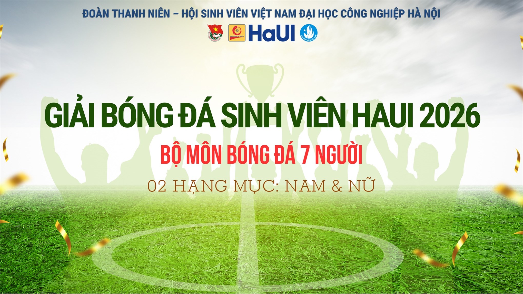 Khởi động Giải bóng đá sinh viên Đại học Công nghiệp Hà Nội năm 2026