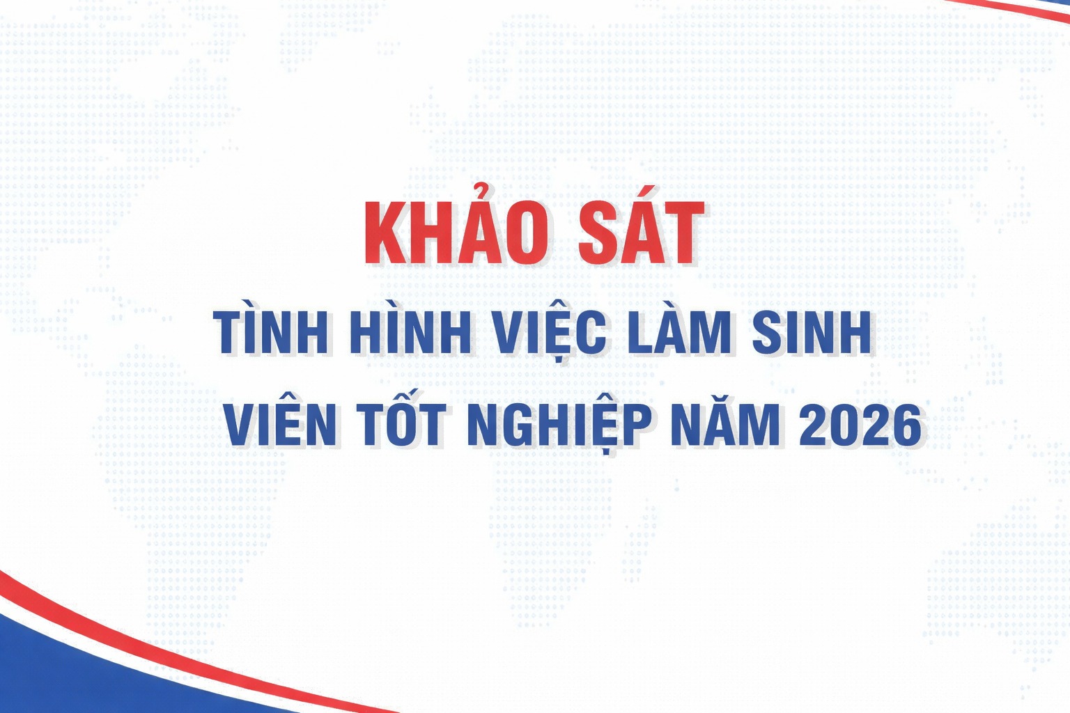 Kế hoạch khảo sát tình hình việc làm sinh viên tốt nghiệp năm 2026