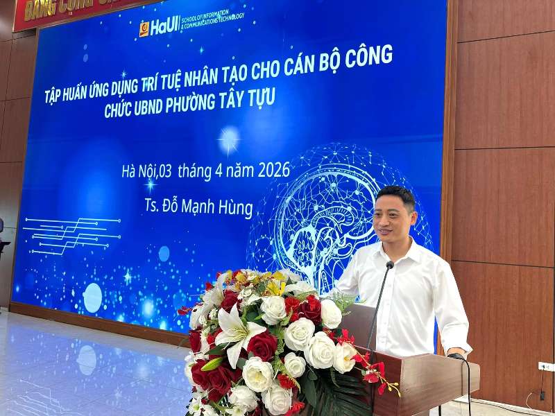 Tập huấn ứng dụng AI, kỹ năng vận hành – quản lý và biên tập nội dung trên mạng xã hội: Nâng cao năng lực số trong giai đoạn chuyển đổi số