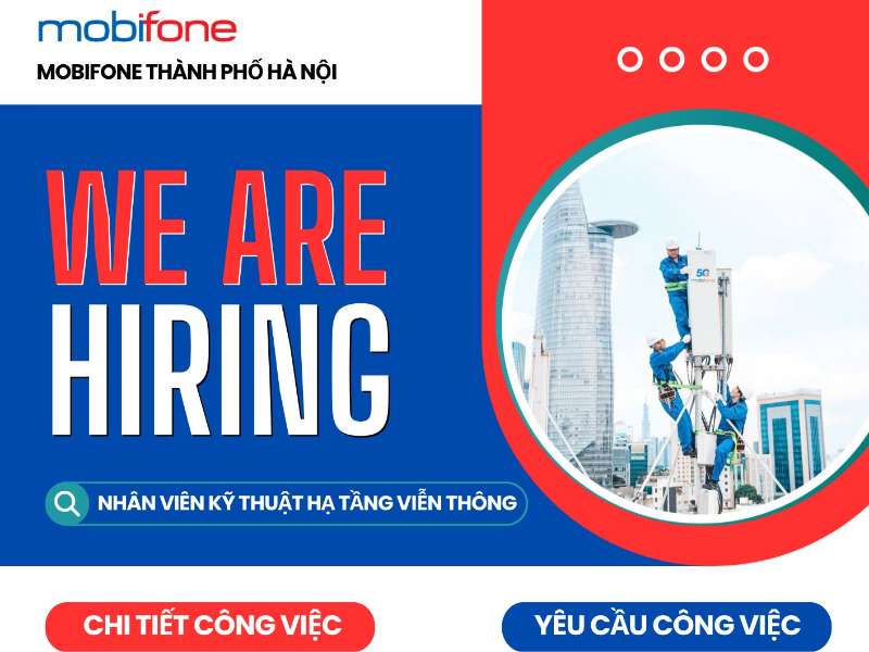 Mobifone Hà Nội tuyển dụng - Cơ hội việc làm hấp dẫn!