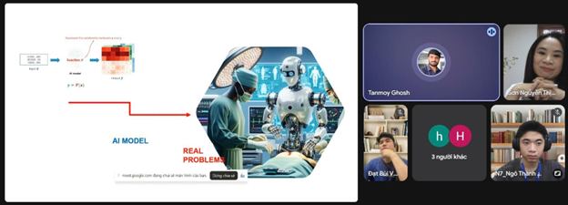 PGS.TS. Nguyễn Thị Kim Sơn cùng sinh viên Trường CNTT&TT, Đại học Công nghiệp Hà Nội tham dự và trình bày báo cáo trực tuyến tại Hội nghị quốc tế AI Utkarsh 2026 (Ấn Độ)