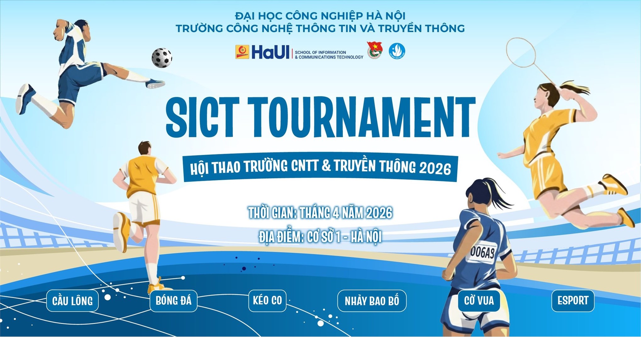 Mở đăng ký tham gia các nội dung thi đấu