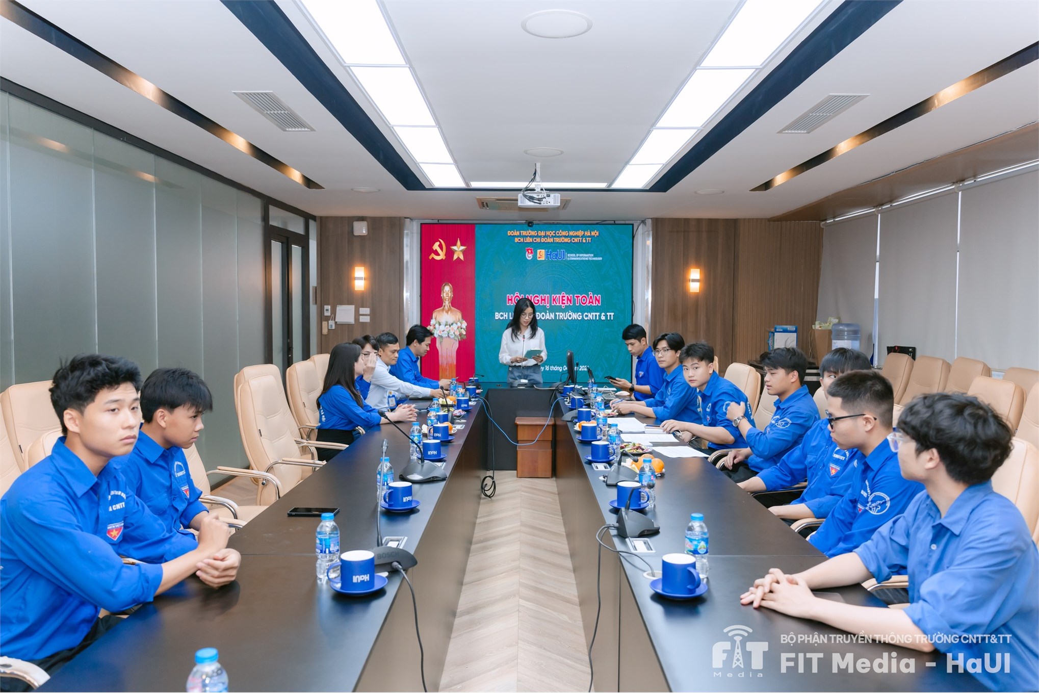 Hội nghị kiện toàn Ban Chấp hành Liên chi Đoàn Trường Công nghệ Thông tin và Truyền thông khóa I, nhiệm kỳ 2024 – 2027