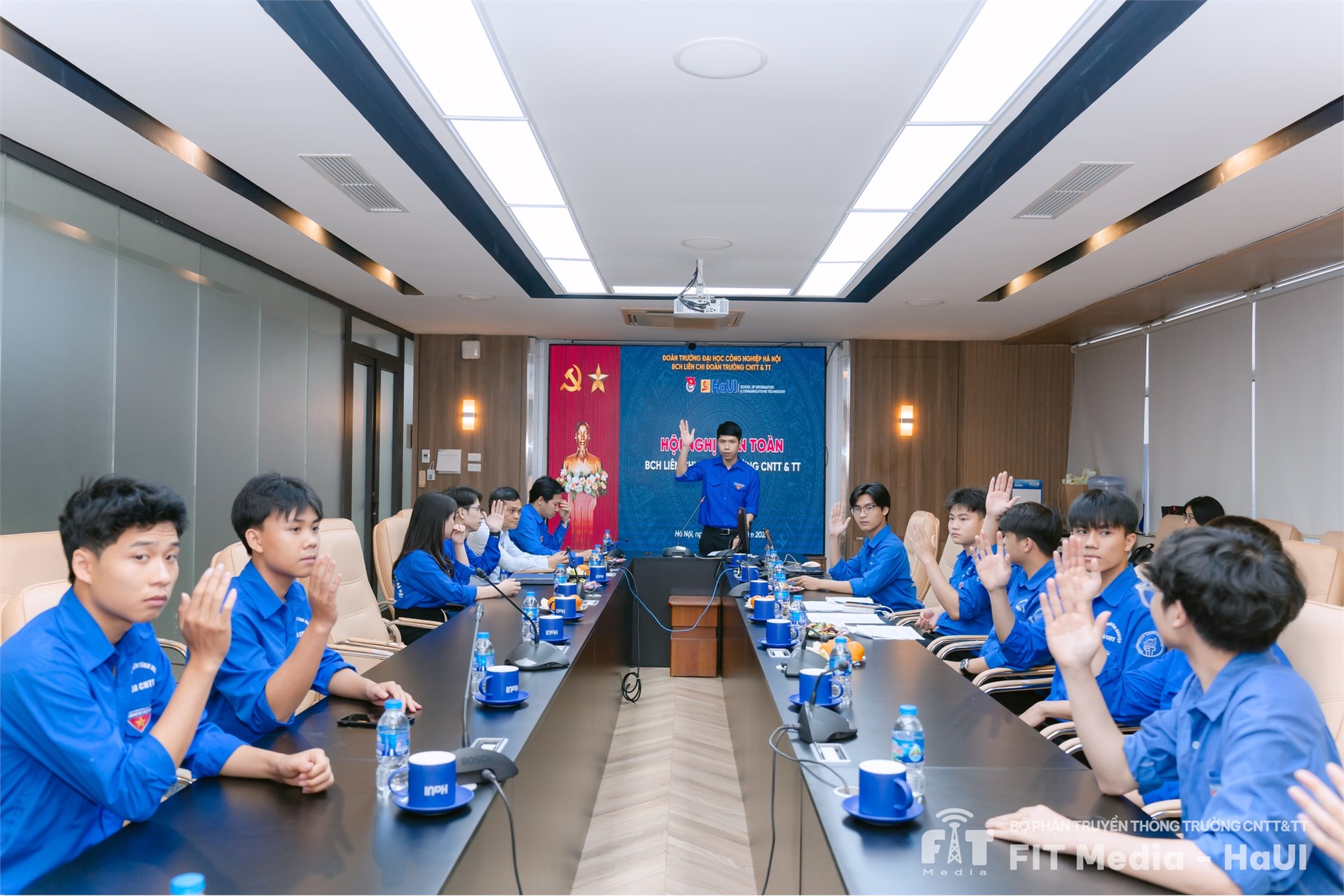 Hội nghị kiện toàn Ban Chấp hành Liên chi Đoàn Trường Công nghệ Thông tin và Truyền thông khóa I, nhiệm kỳ 2024 – 2027