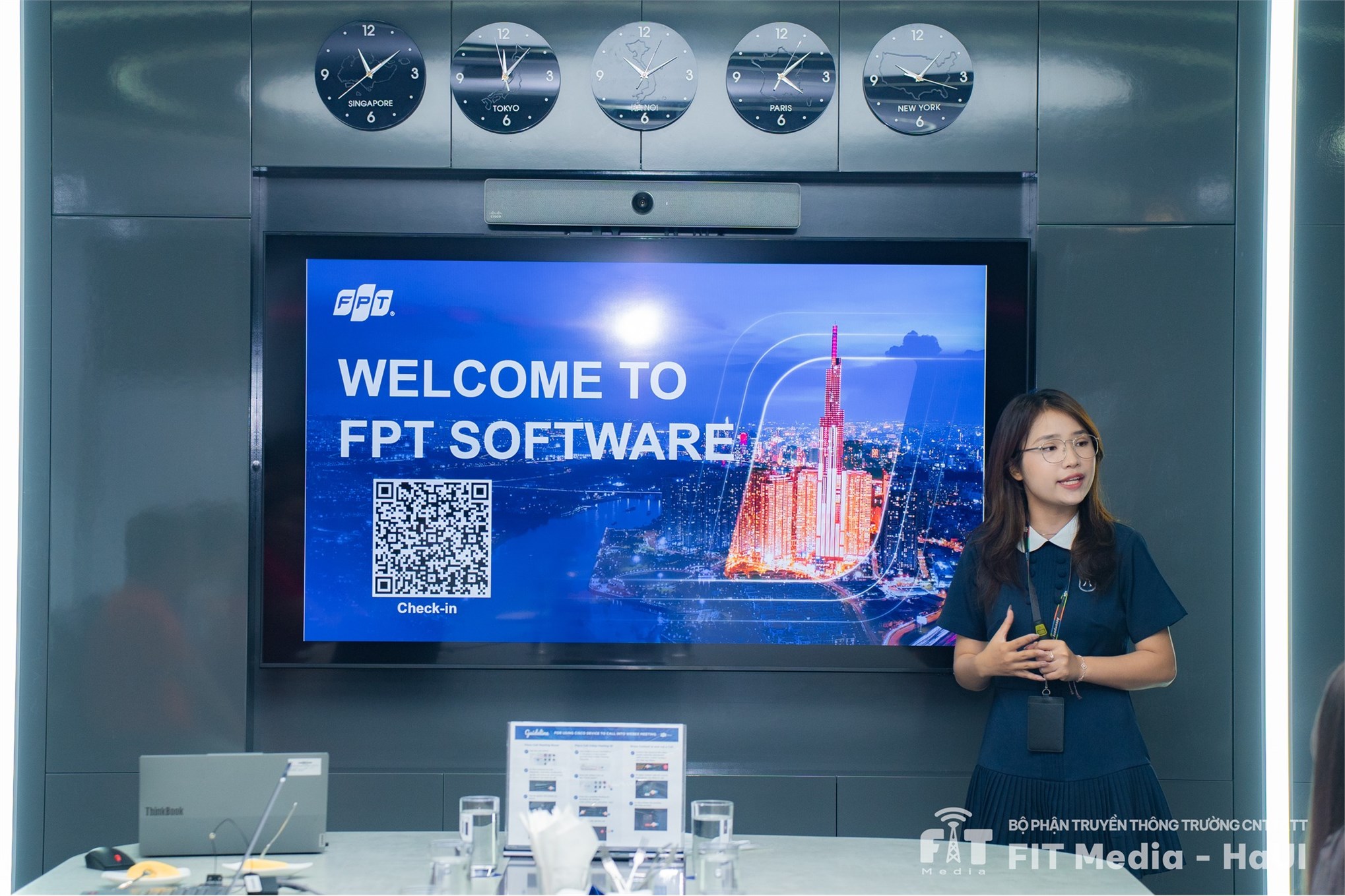 Sinh viên Trường Công nghệ Thông tin và Truyền thông – Đại học Công nghiệp Hà Nội tham quan, trải nghiệm thực tế tại FPT Software Phạm Văn Bạch