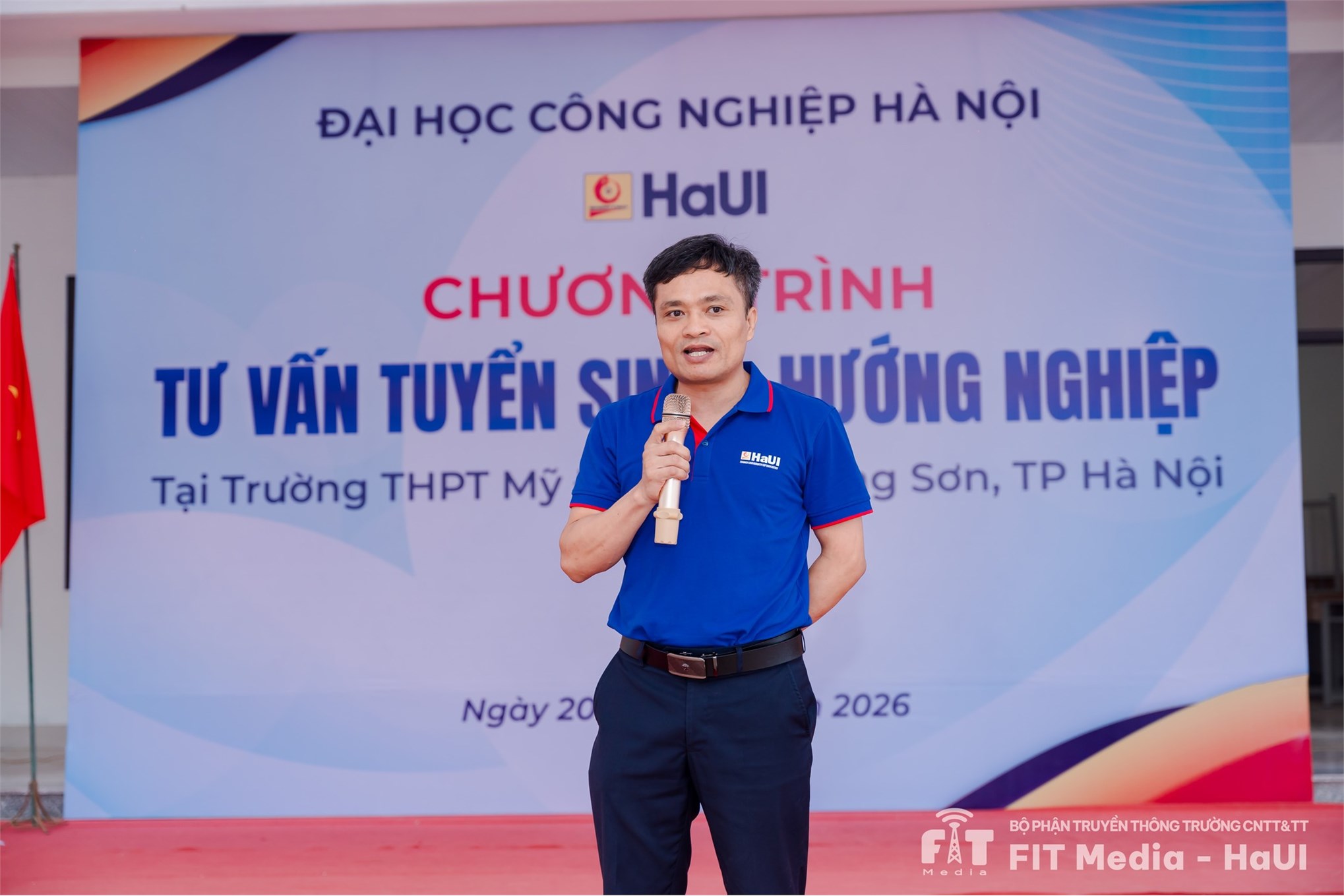 THPT Mỹ Đức B sôi động cùng hoạt động tư vấn tuyển sinh 2026 của Trường Công nghệ Thông tin và Truyền thông – Đại học Công nghiệp Hà Nội