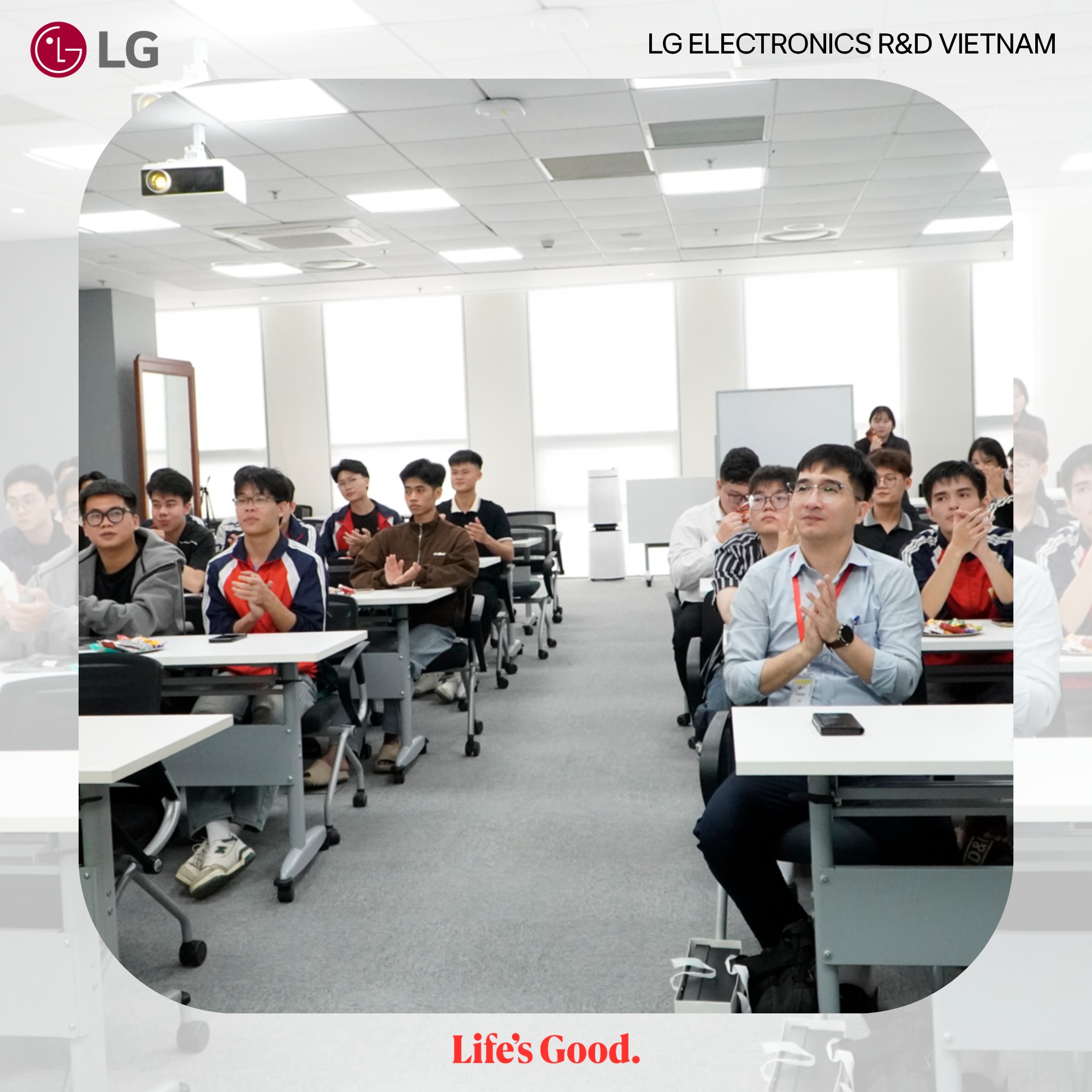 Sinh viên SICT–HaUI tham quan doanh nghiệp – mở rộng tầm nhìn công nghệ cùng LG Electronics R&D Việt Nam