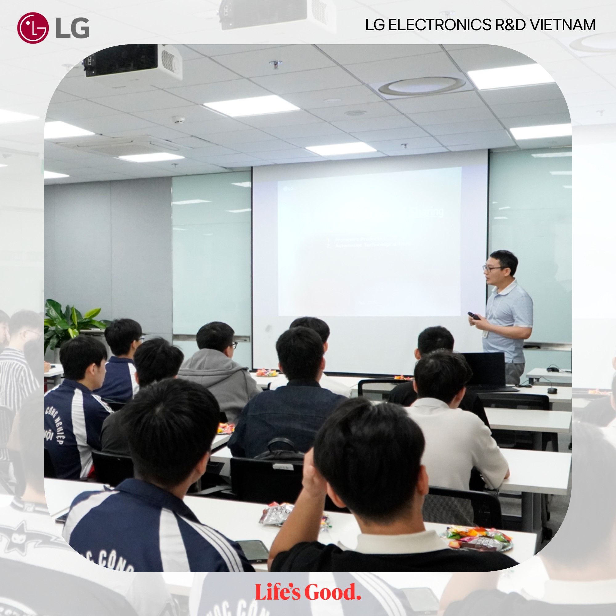 Sinh viên SICT–HaUI tham quan doanh nghiệp – mở rộng tầm nhìn công nghệ cùng LG Electronics R&D Việt Nam