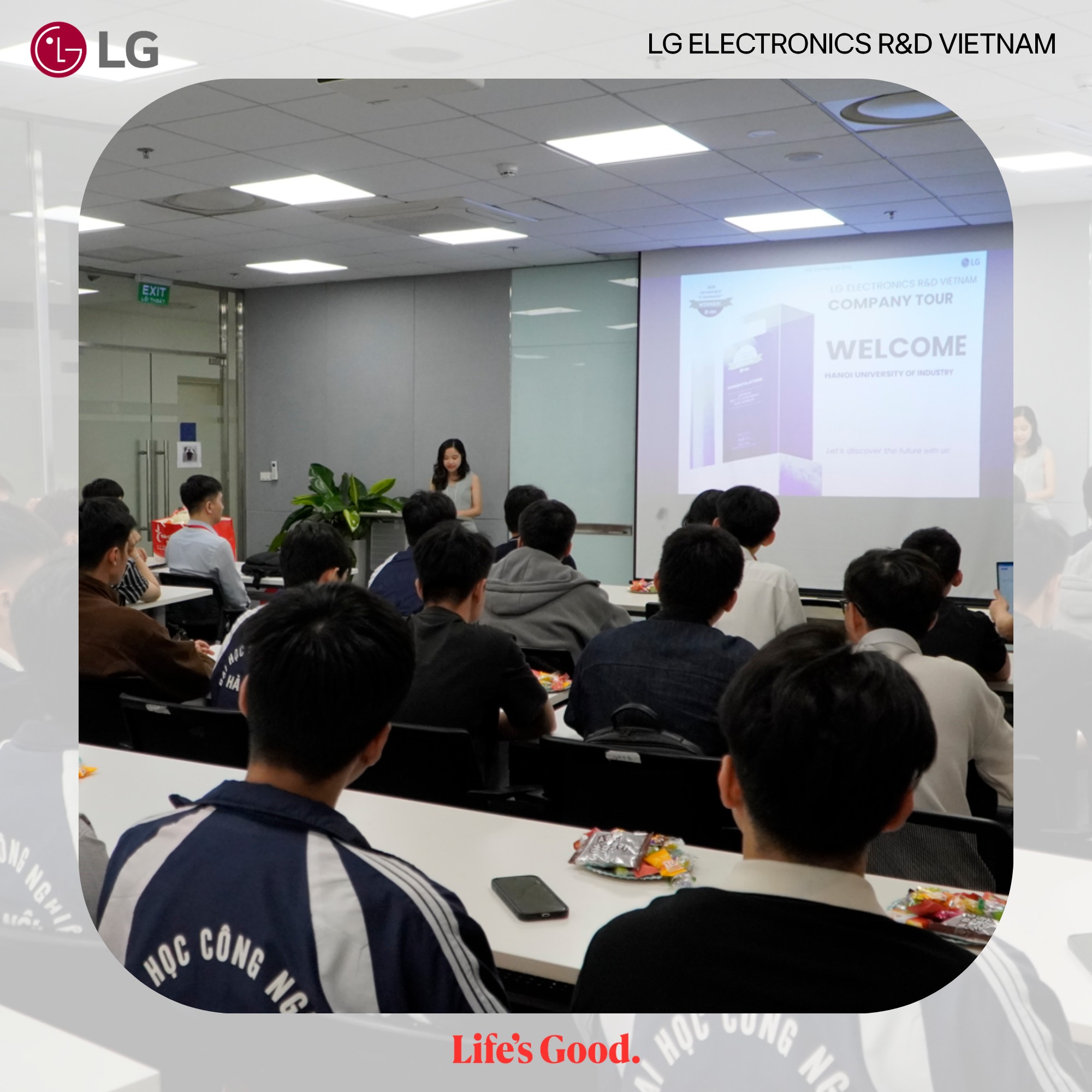 Sinh viên SICT–HaUI tham quan doanh nghiệp – mở rộng tầm nhìn công nghệ cùng LG Electronics R&D Việt Nam