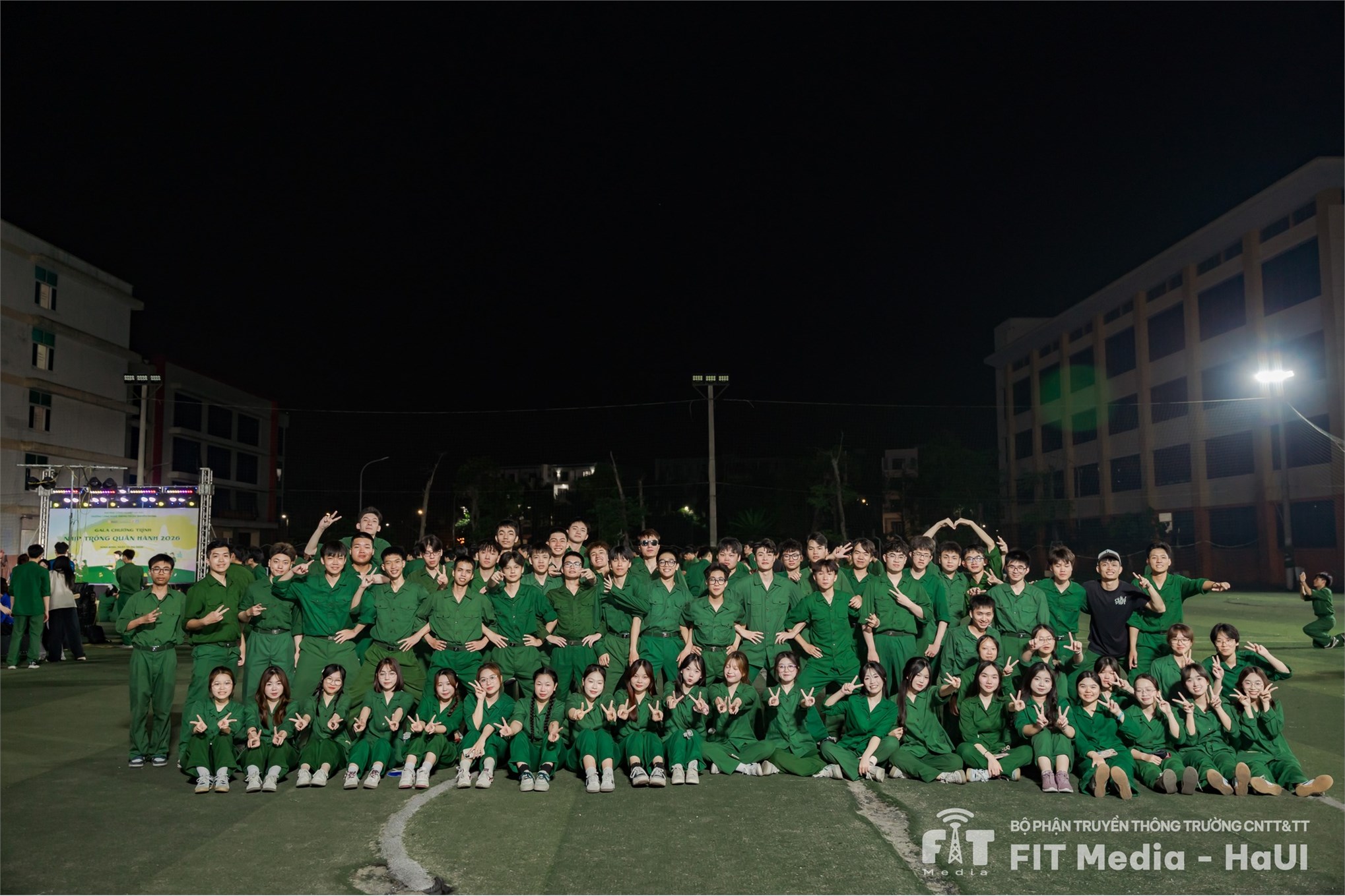 Nhịp trống quân hành 2026 – dấu ấn đẹp trong hành trình tuổi trẻ sinh viên Trường Công nghệ Thông tin và Truyền thông, Đại học Công nghiệp Hà Nội