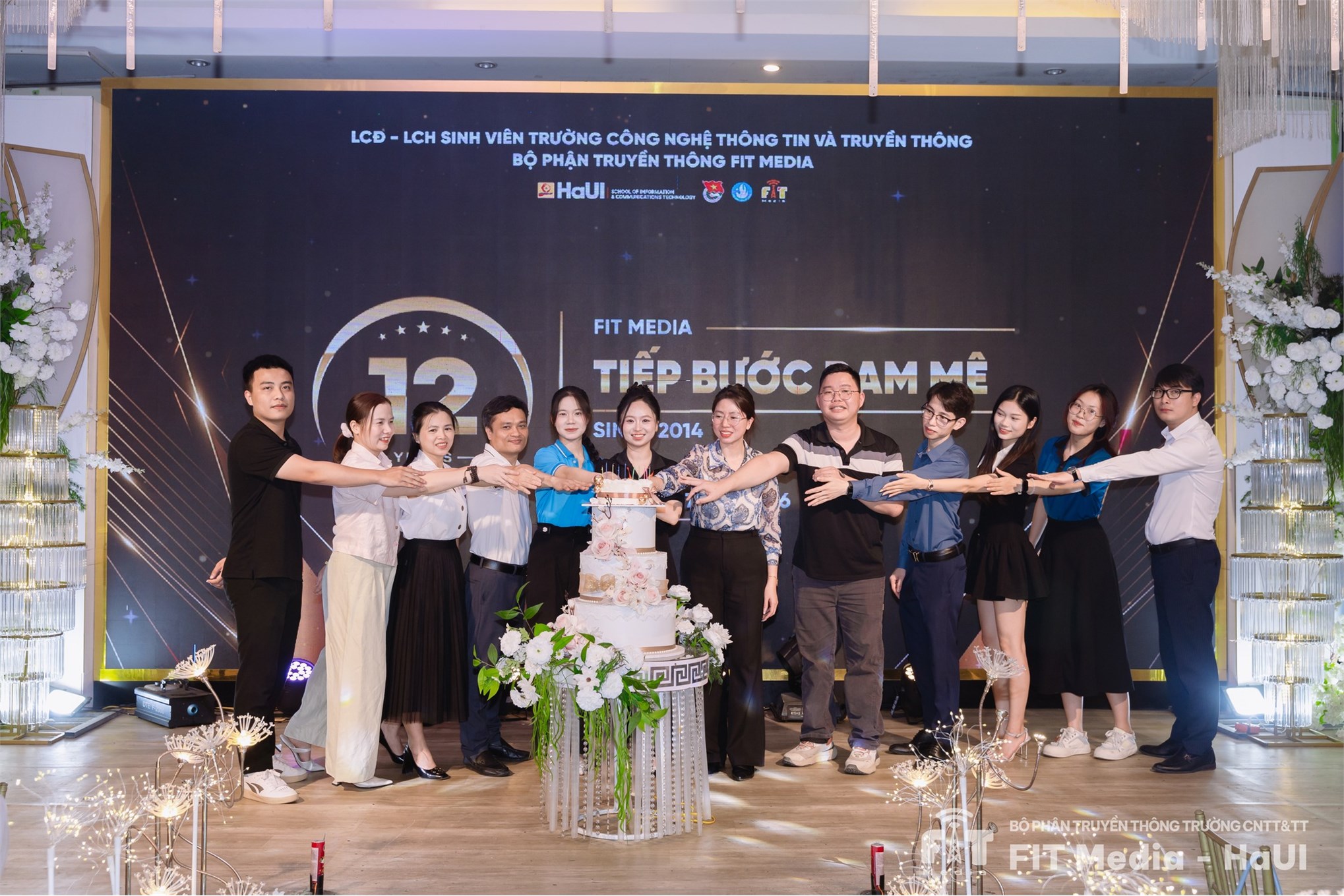 Lễ kỷ niệm 12 năm thành lập FIT Media – Hành trình tuổi trẻ, đam mê và sáng tạo của sinh viên SICT – HaUI