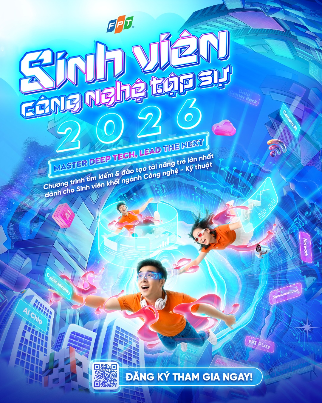 FPT Telecom tìm kiếm tài năng gia nhập chương trình “Sinh viên Công nghệ Tập sự 2026”