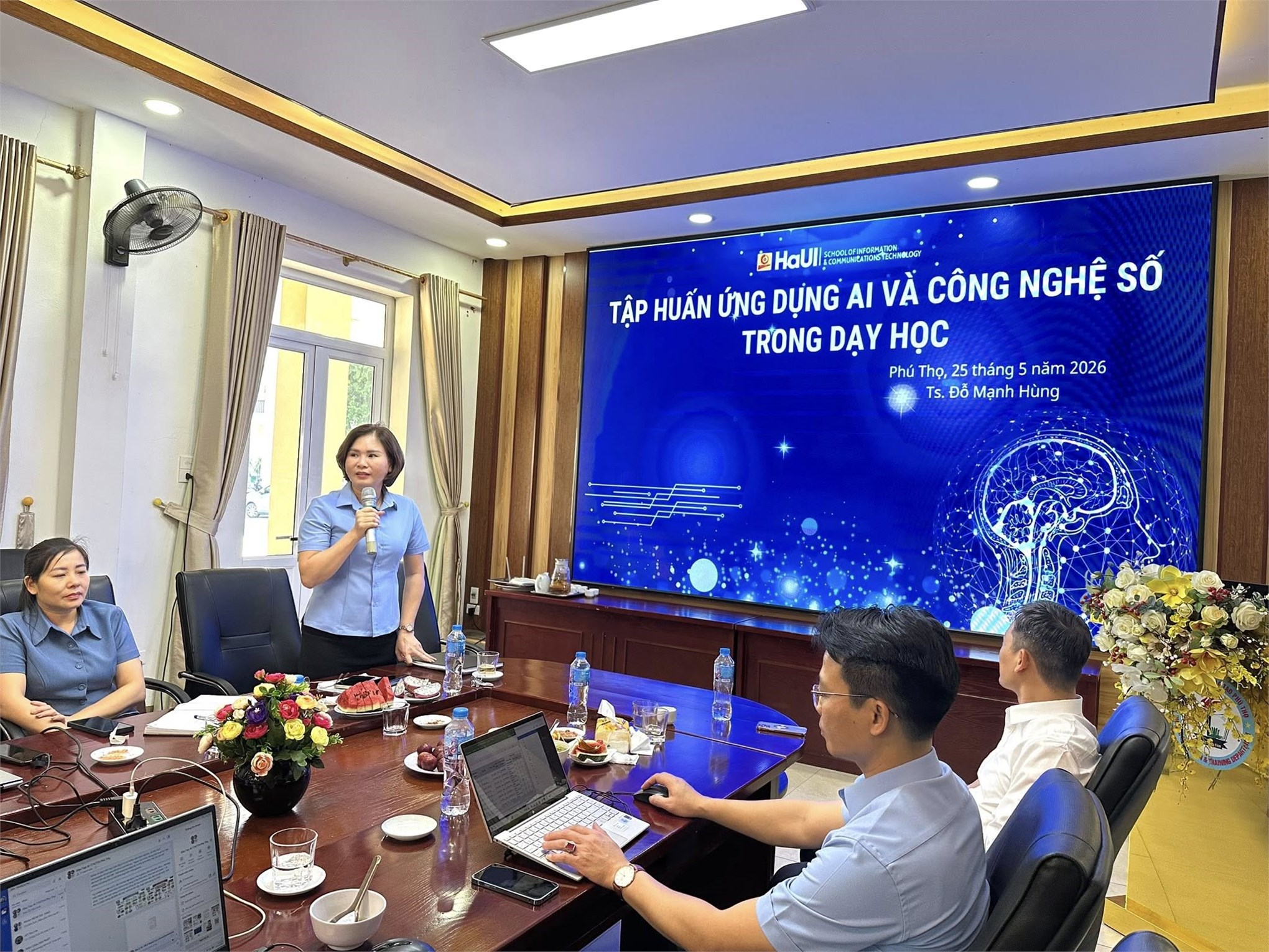 Đào tạo ứng dụng AI trong quản lý, giảng dạy và truyền thông giáo dục - Lan tỏa năng lực số cho đội ngũ nhà giáo