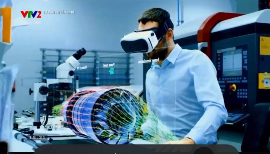 Trường Công nghệ thông tin và Truyền thông – Đại học Công nghiệp Hà Nội tham gia tư vấn tuyển sinh trên sóng VTV2
