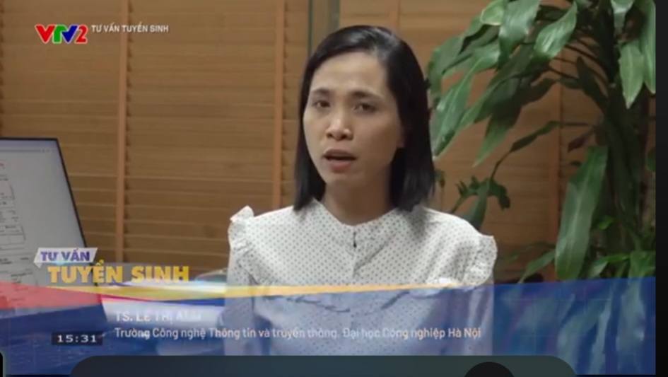 Trường Công nghệ thông tin và Truyền thông – Đại học Công nghiệp Hà Nội tham gia tư vấn tuyển sinh trên sóng VTV2