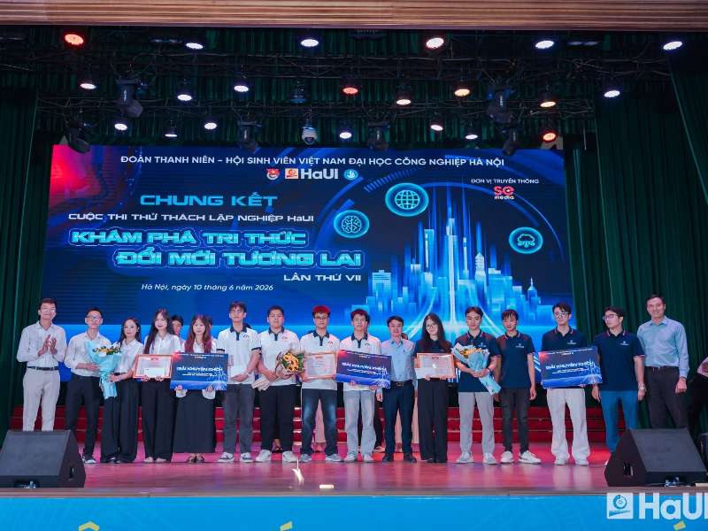 Đội thi KopyMatch của Trường Công nghệ Thông tin và Truyền thông đạt Giải Khuyến khích tại Chung kết Cuộc thi Thử thách Lập nghiệp lần thứ VII