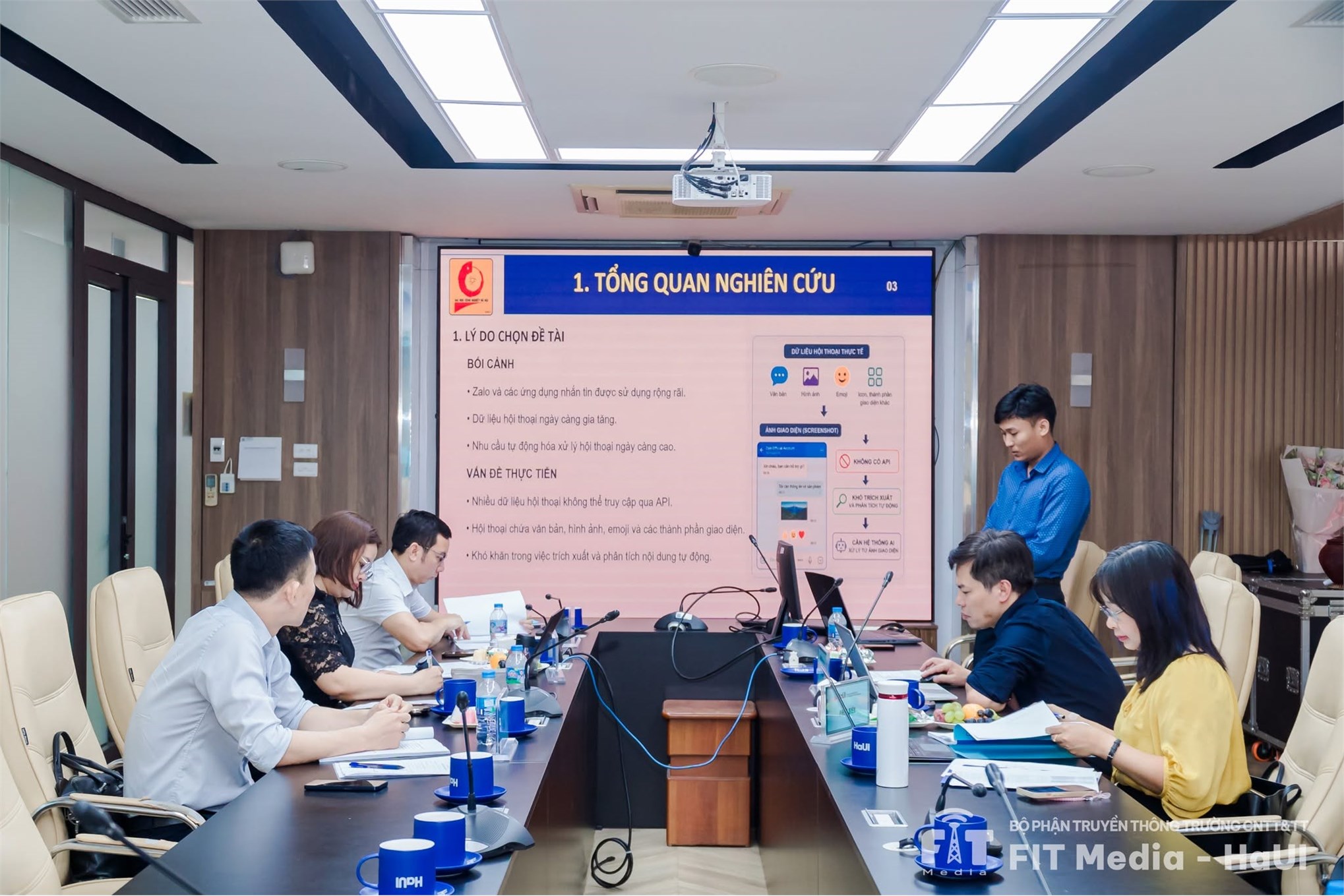 Trường Công nghệ Thông tin và Truyền thông tổ chức Hội đồng bảo vệ Đề án tốt nghiệp Thạc sĩ ngành Hệ thống thông tin