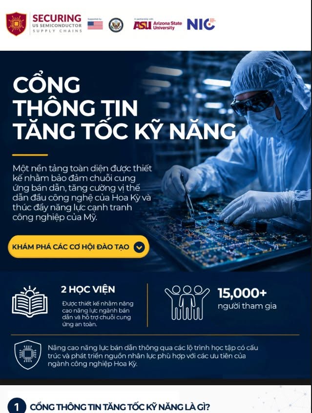 Cơ hội tham gia Chương trình học bổng lĩnh vực bán dẫn từ Trường Đại học Arizona (Hoa Kỳ)