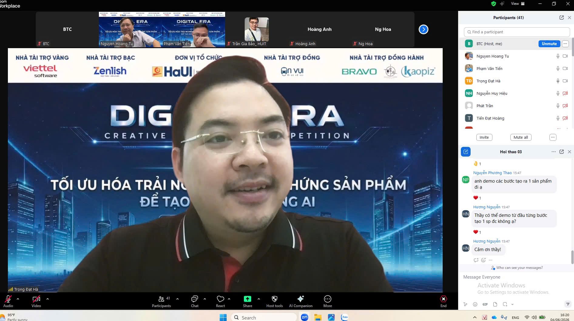 Recap Workshop 03: Tư duy Pitching thuyết phục và ứng dụng AI trong tối ưu hóa trải nghiệm, kiểm chứng sản phẩm