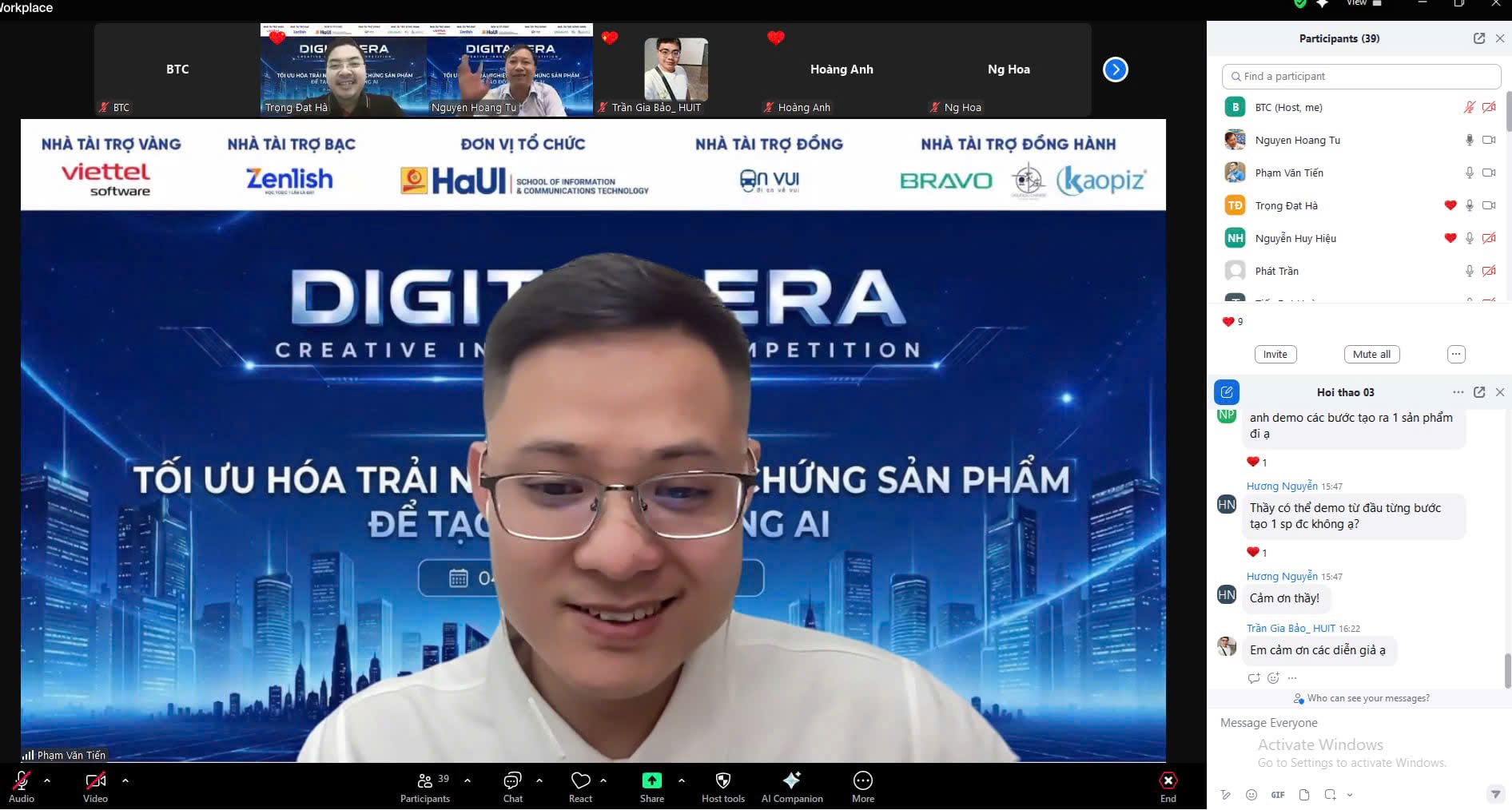 Recap Workshop 03: Tư duy Pitching thuyết phục và ứng dụng AI trong tối ưu hóa trải nghiệm, kiểm chứng sản phẩm