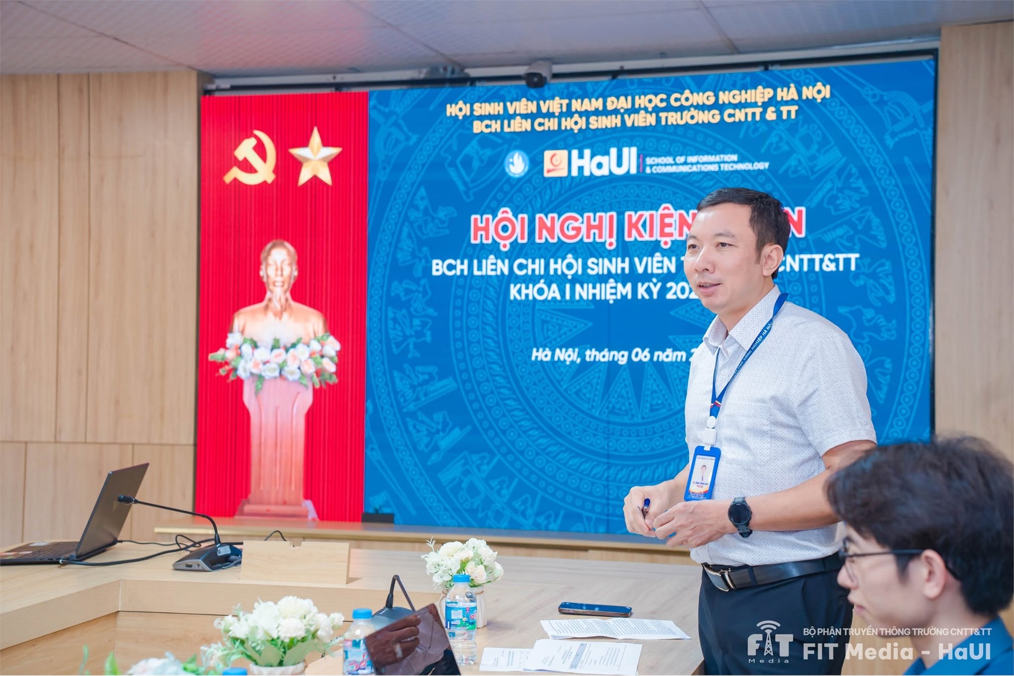 Hội nghị kiện toàn Ban Chấp hành Liên chi Hội Sinh viên Trường CNTT&Truyền thông khóa I, nhiệm kỳ 2025 – 2028 thành công tốt đẹp