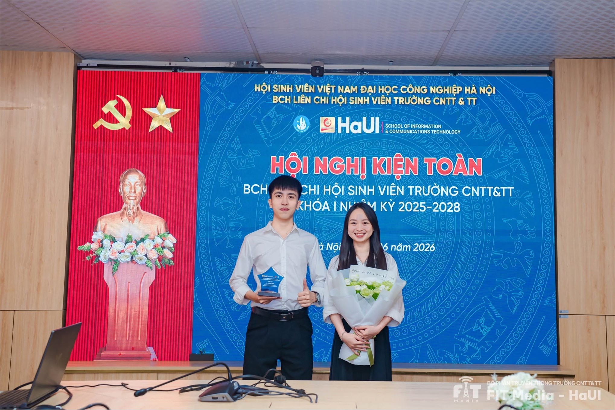 Hội nghị kiện toàn Ban Chấp hành Liên chi Hội Sinh viên Trường CNTT&Truyền thông khóa I, nhiệm kỳ 2025 – 2028 thành công tốt đẹp
