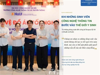 Sinh viên Công nghệ thông tin Đại học Công nghiệp Hà Nội ghi dấu ấn với công bố quốc tế trong lĩnh vực y sinh