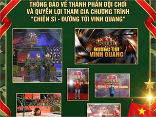 Tuyển chọn sinh viên tham gia chương trình truyền hình "Chiến sĩ – Đường tới Vinh quang" năm 2026