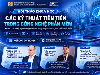 Hội thảo khoa học “Các kỹ thuật tiên tiến trong Công nghệ phần mềm”