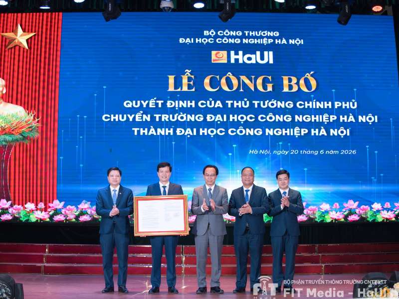 Chúc mừng Đại học Công nghiệp Hà Nội bước vào chặng đường phát triển mới