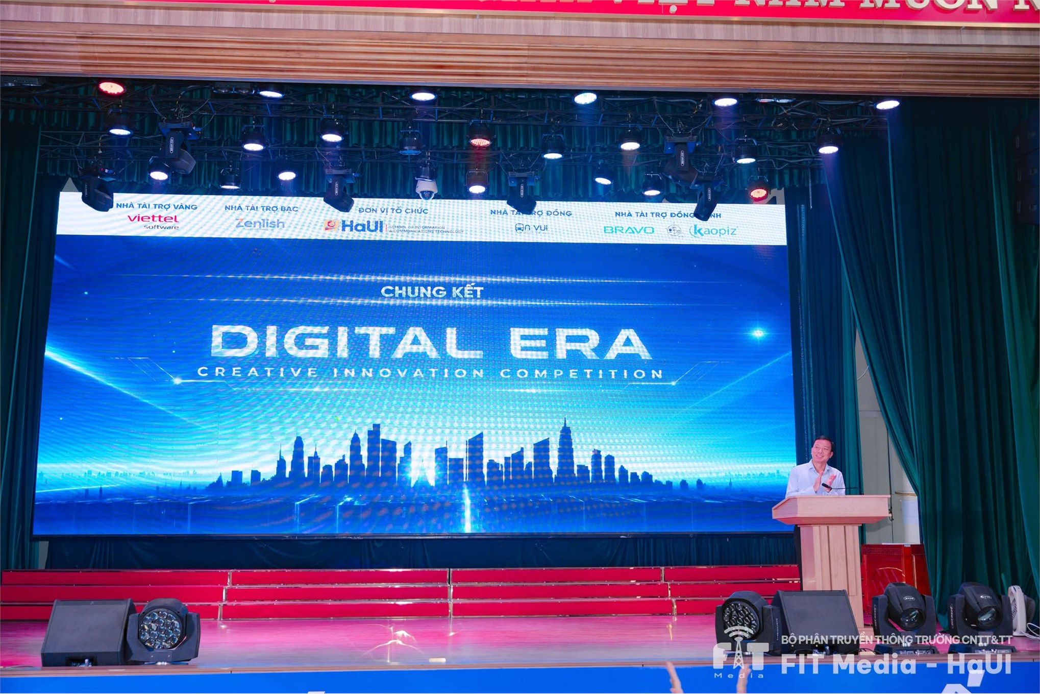Sinh viên Trường Công nghệ Thông tin và Truyền thông ghi dấu ấn tại Chung kết Digital Era Creative Innovation Competition 2026