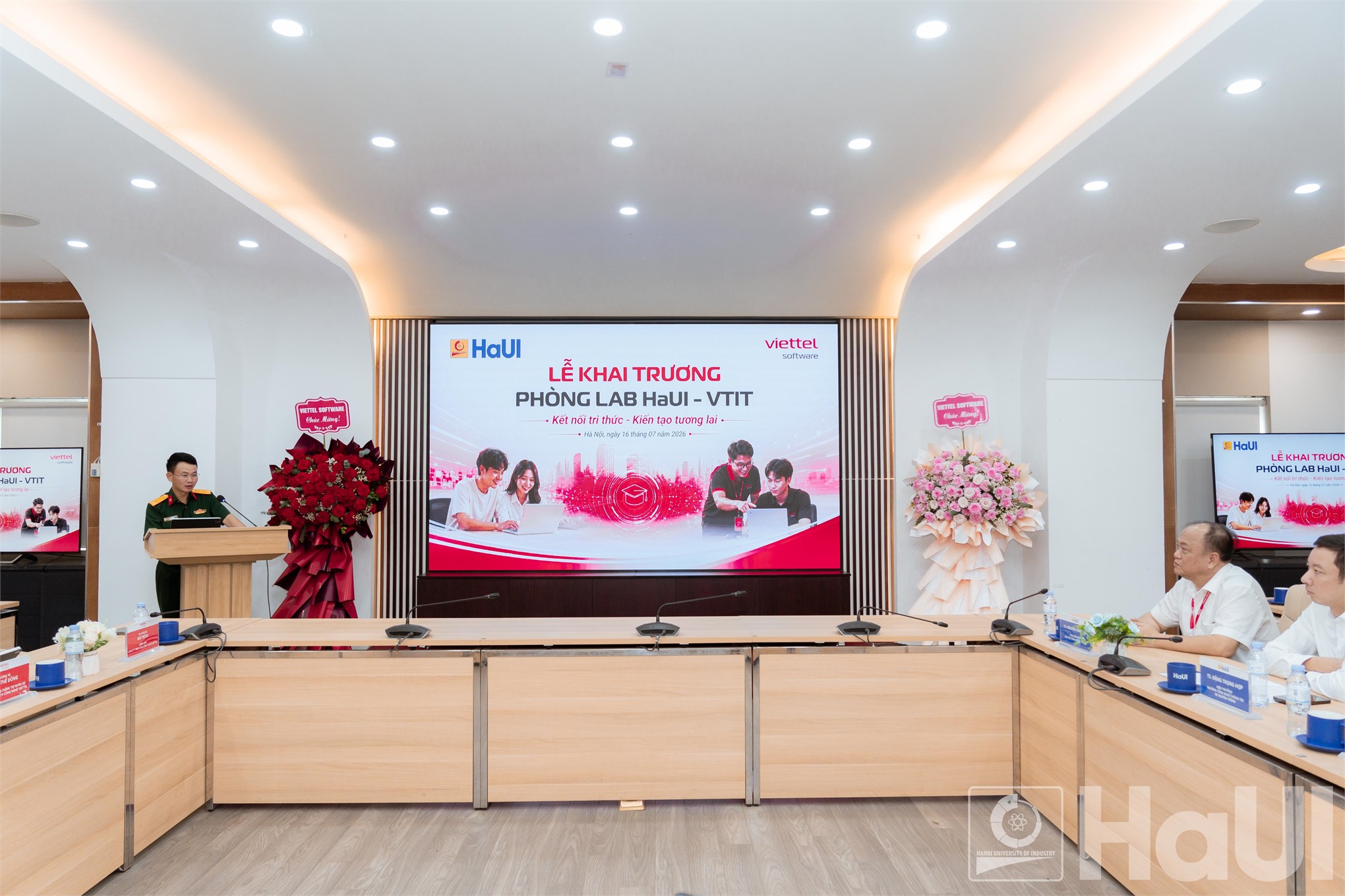 Khai trương Phòng Lab HaUI - VTIT: Dấu mốc mới trong hợp tác đào tạo nguồn nhân lực công nghệ giữa Đại học Công nghiệp Hà Nội và Viettel Software