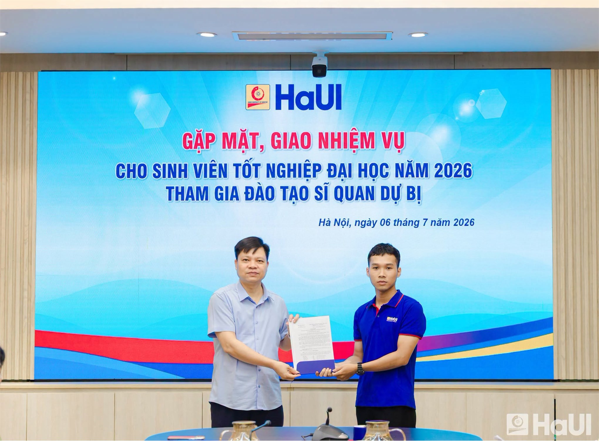 Tự hào Trường Công nghệ thông tin và Truyền thông: 03 sinh viên ưu tú được tuyển chọn tham gia đào tạo Sĩ quan dự bị năm 2026