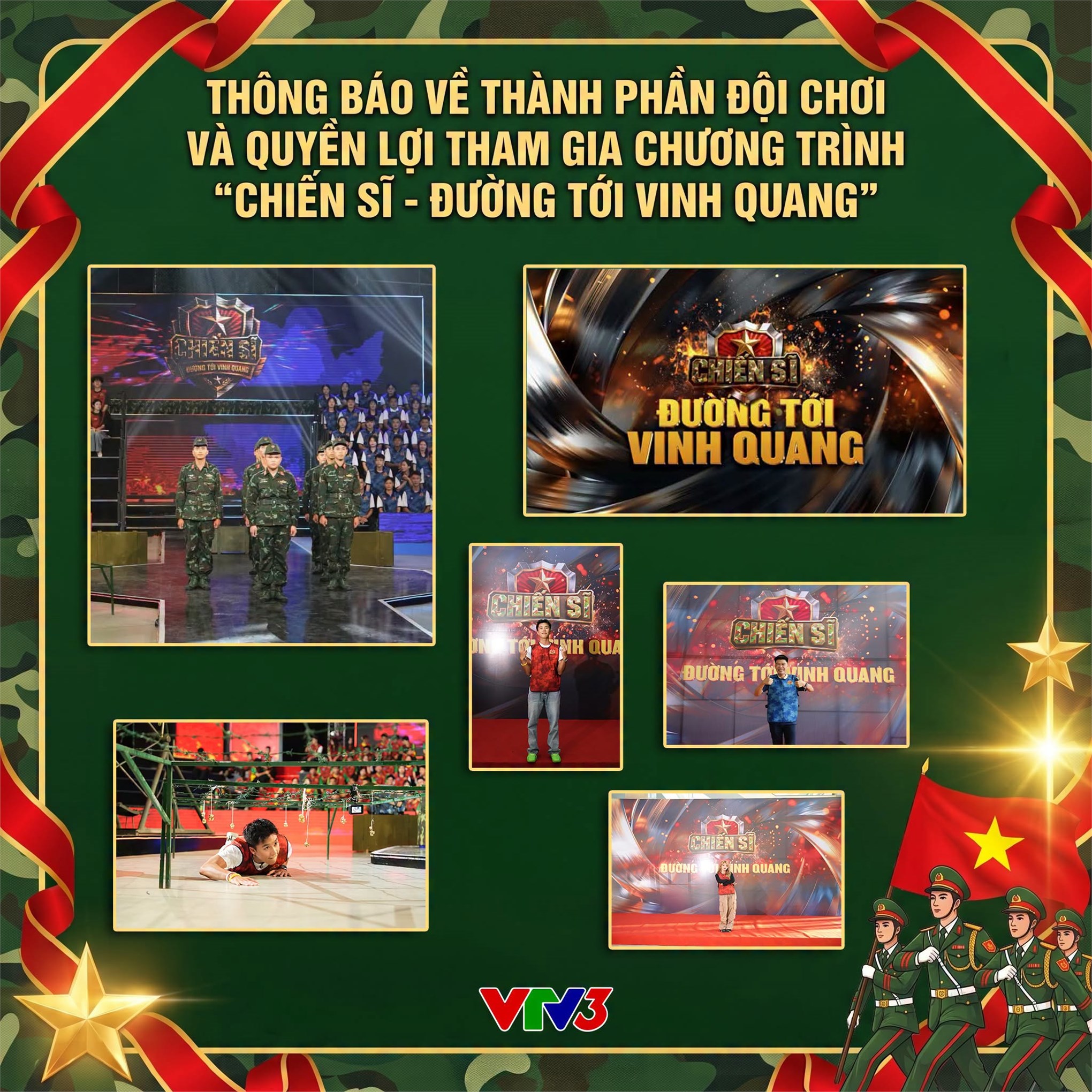 Tuyển chọn sinh viên tham gia chương trình truyền hình `Chiến sĩ – Đường tới Vinh quang` năm 2026