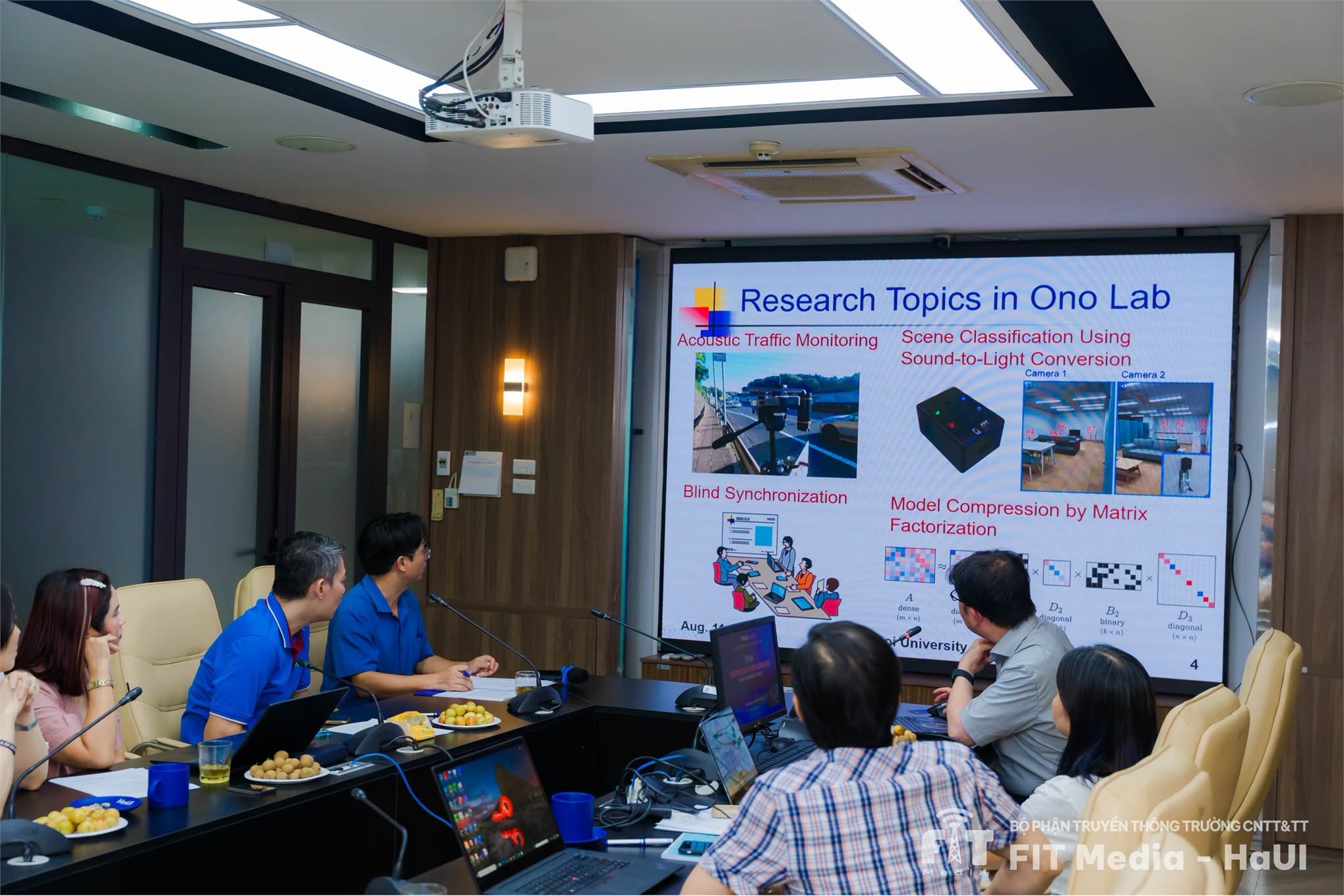 Seminar học thuật quốc tế về xử lý âm thanh tại thiết bị biên cùng Giáo sư đến từ Đại học Tokyo Metropolitan