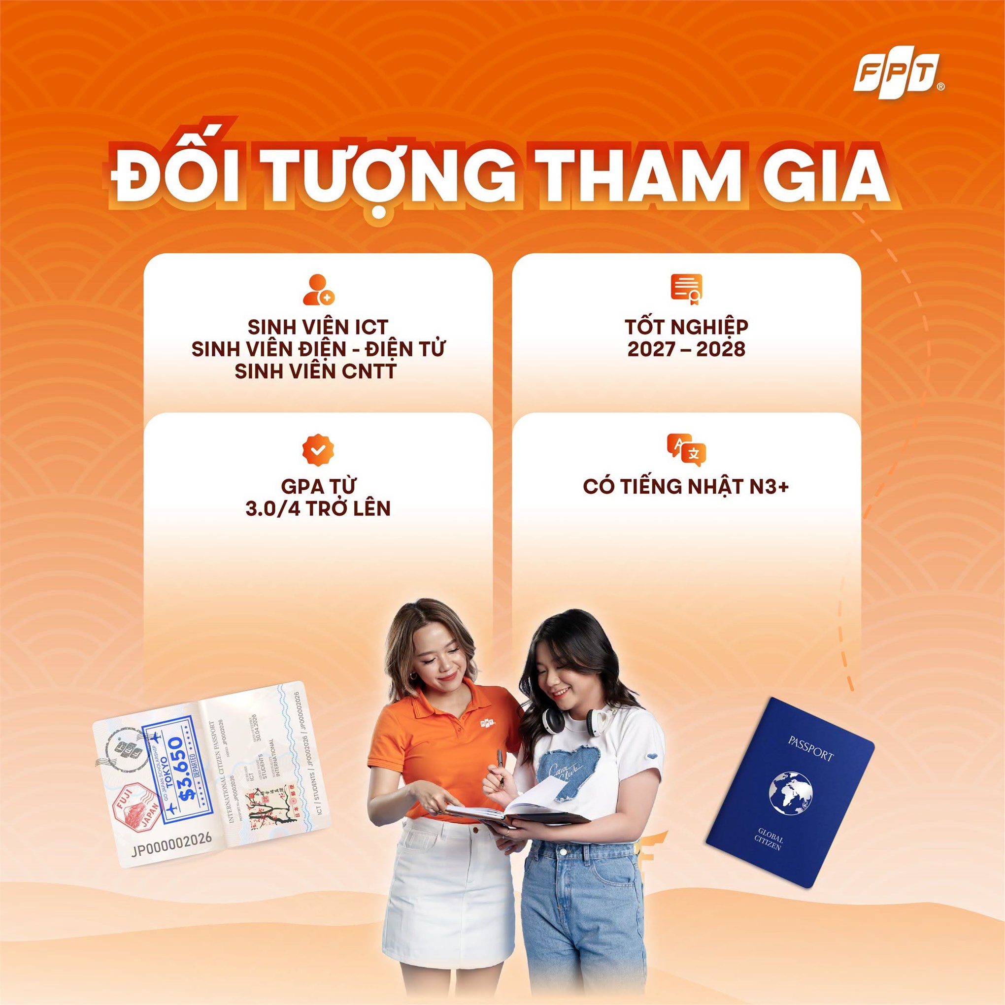 Go Japan Scholarship 2026 – Batch 3 chính thức mở đăng ký