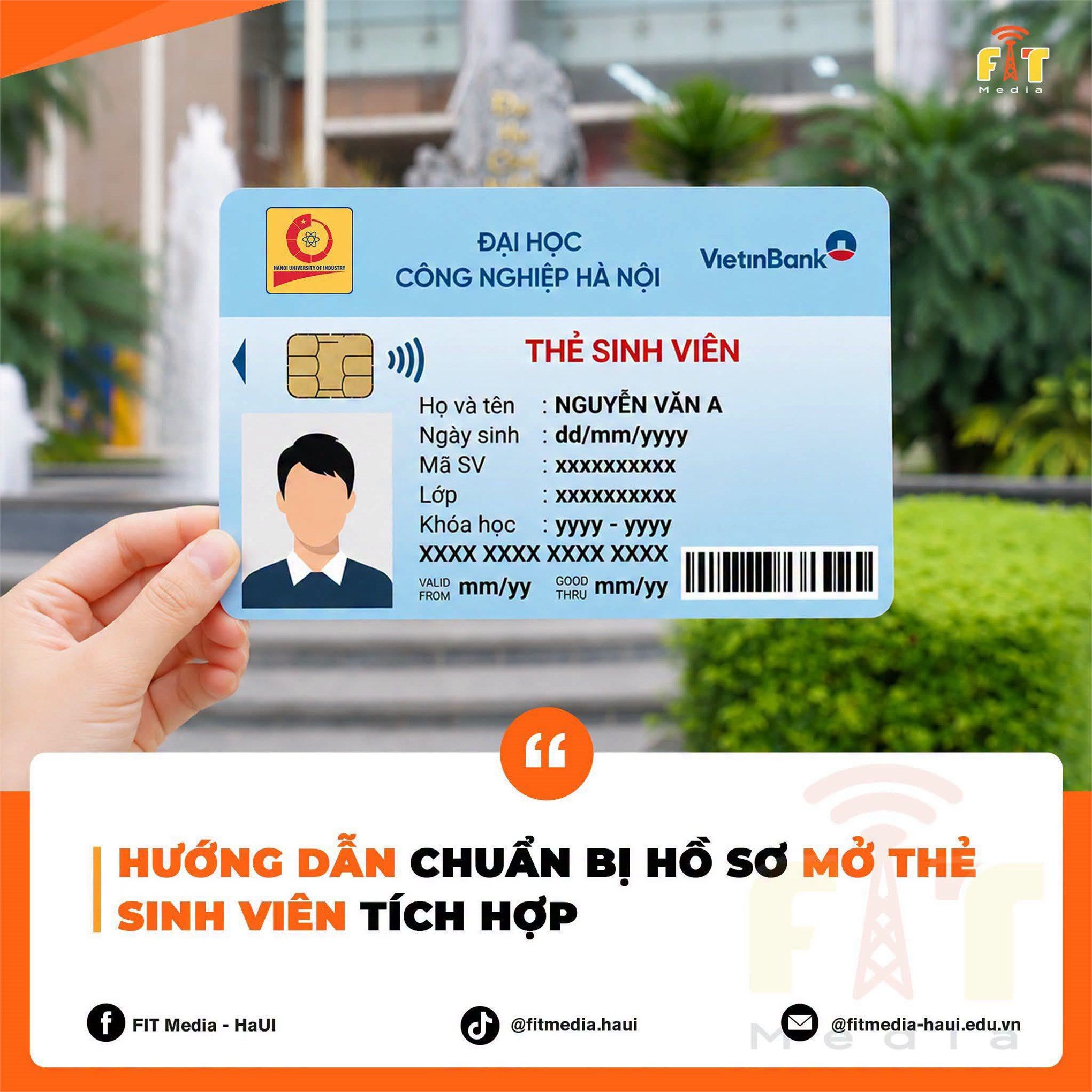 Hướng dẫn chuẩn bị hồ sơ mở thẻ sinh viên tích hợp năm 2026