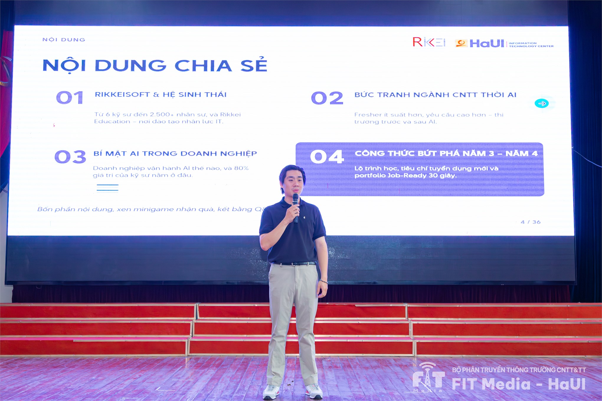 AI & Future IT Careers: Navigate Your Path – SICT-HaUI cùng sinh viên định hình hành trang nghề nghiệp IT trong kỷ nguyên AI