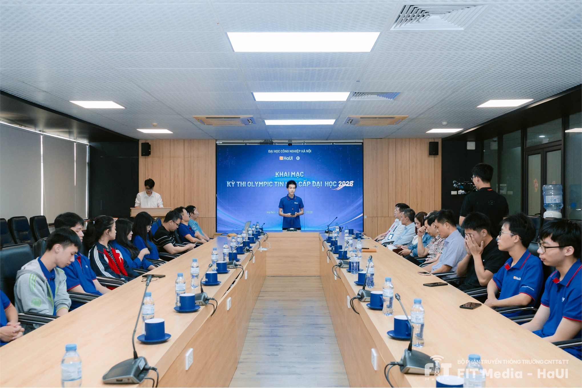 Khai mạc chuỗi sân chơi Olympic và lập trình, tìm kiếm những gương mặt công nghệ nổi bật tại HaUI