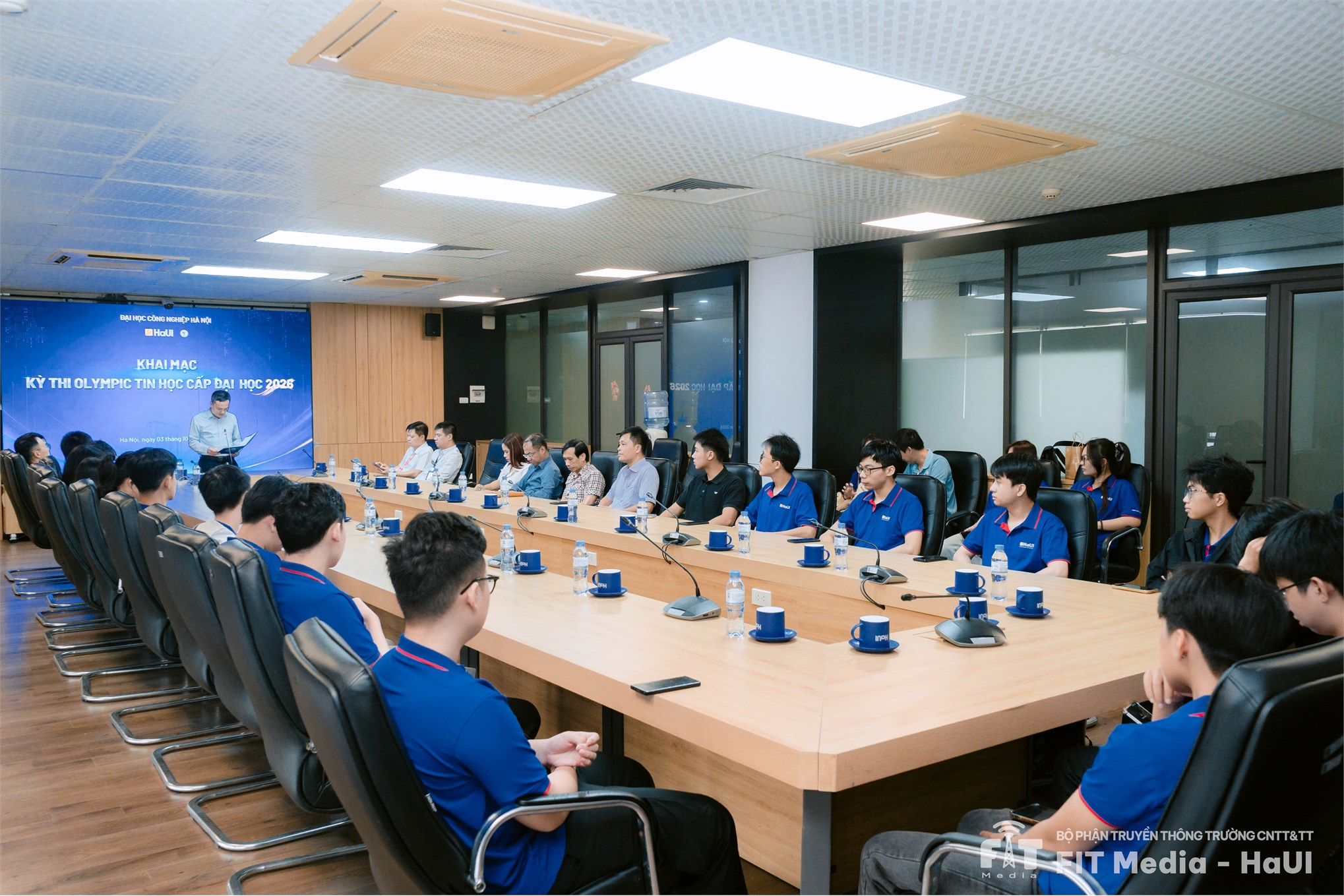 Khai mạc chuỗi sân chơi Olympic và lập trình, tìm kiếm những gương mặt công nghệ nổi bật tại HaUI