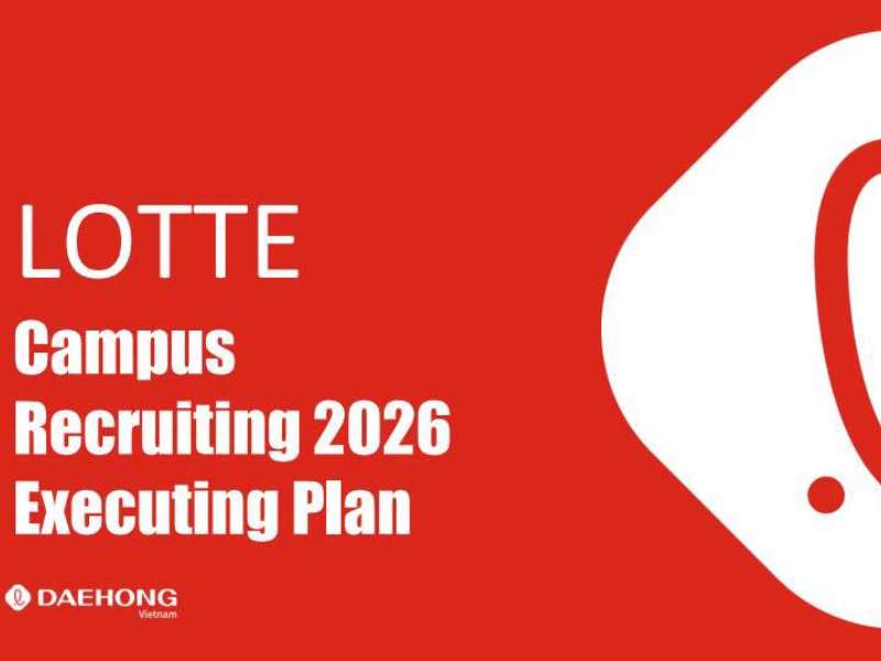 Lotte Career Fair 2026 – Kết nối doanh nghiệp, bứt phá sự nghiệp tại HaUI