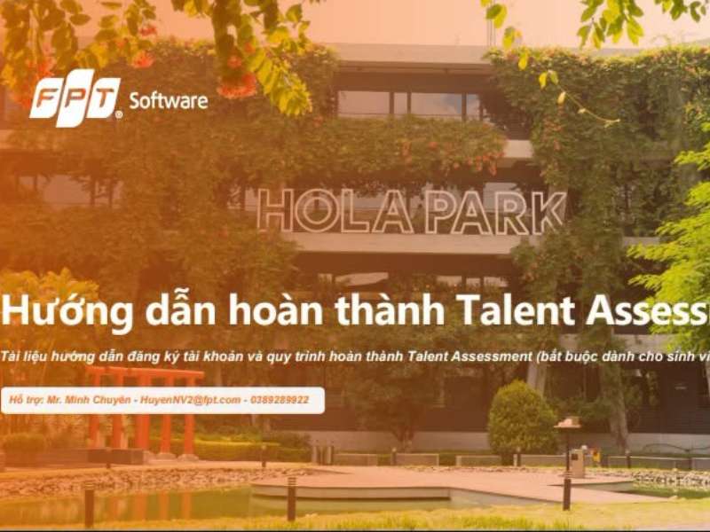 Thông báo tham gia FPT Talent Assessment – Đánh giá năng lực và cơ hội nhận giải thưởng lên đến 100 triệu đồng